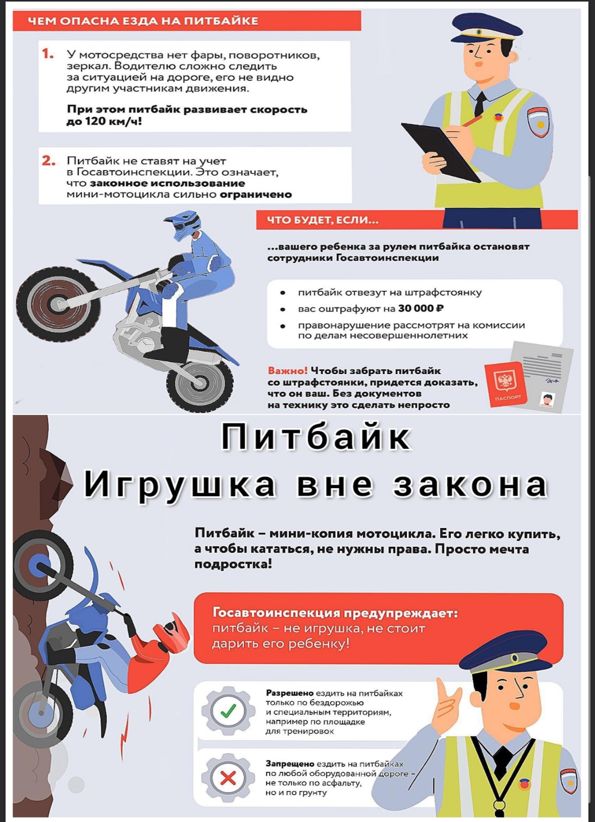 Питбайк - игрушка вне закона Питбайк - игрушка вне закона.